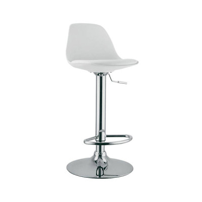 03. Everett Stool - bianco / nero